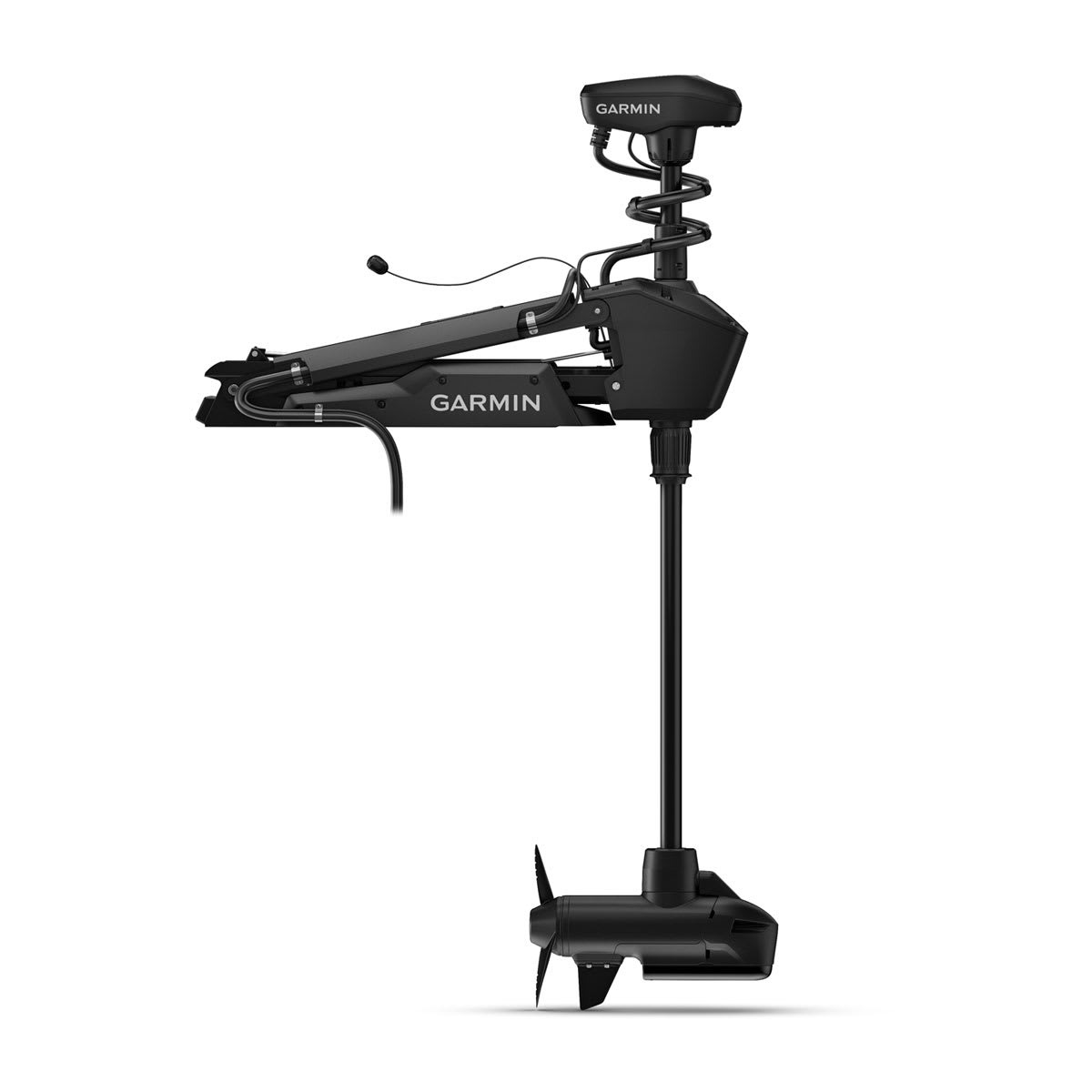 Force® Pro Trolling Motor Black 57" Trolling Motor with Built-In GT56UHD-TR Transducer