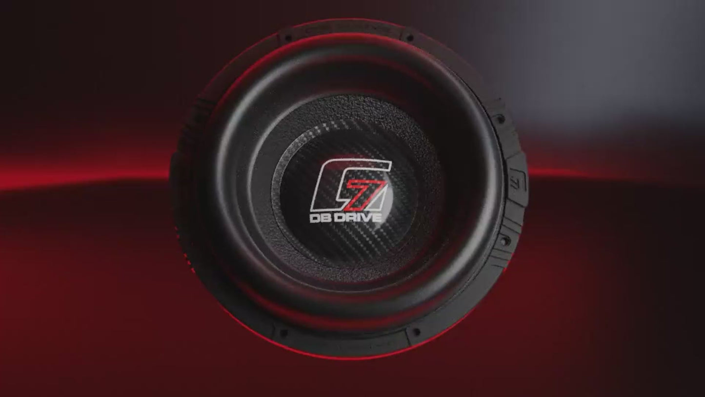DB Drive G7 12.2 : 12 in. Dual 2-Ohm Subwoofer