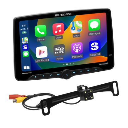 BOSS Elite 12" Wireless CarPlay Android Auto DSP Single-DIN Car Stereo