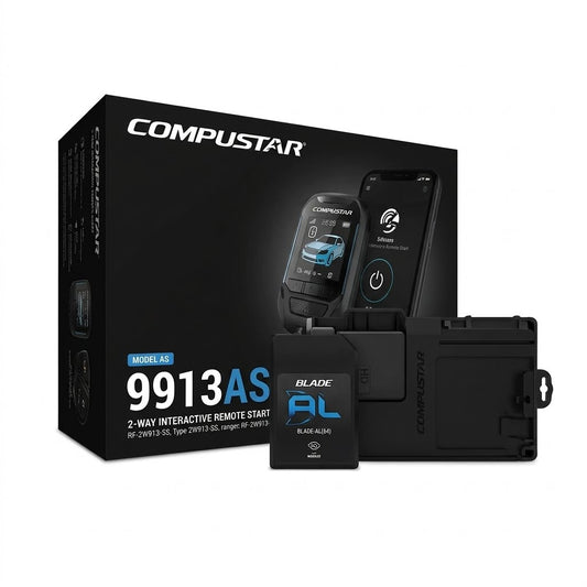 Compustar CSXP9913-BL Pro T13 Remote Start & Alarm LTE Smartphone Control (Blade-AL Complete Kit)