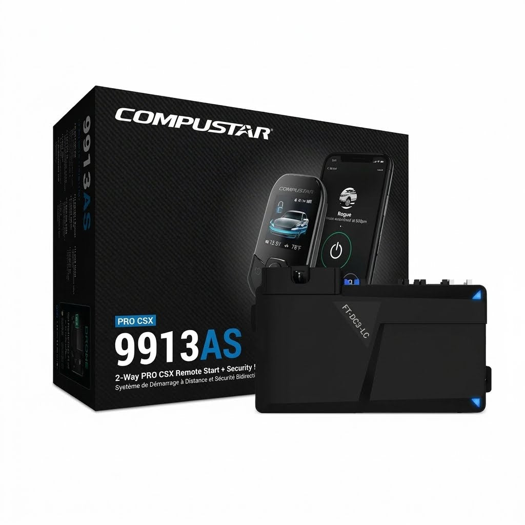 Compustar CSXP9913-DC Firstech MESA PRO 2-Way T13 SF Drone Kit with FT-DC3-LC and FT-ALARMIT-KIT