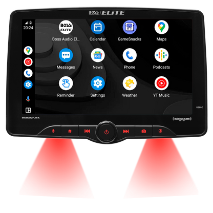 AUTOMOTIVE BE9ACP.WX 9" Wireless CarPlay Android Auto Hi-Res Audio Single-DIN Receiver