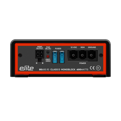 AUTOMOTIVE Elite BE600.1D 600W RMS Mono Class D Car Audio Amplifier