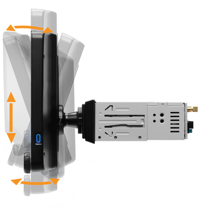 BOSS Elite 14-inch Wireless CarPlay Android Auto Multimedia Car Stereo DSP