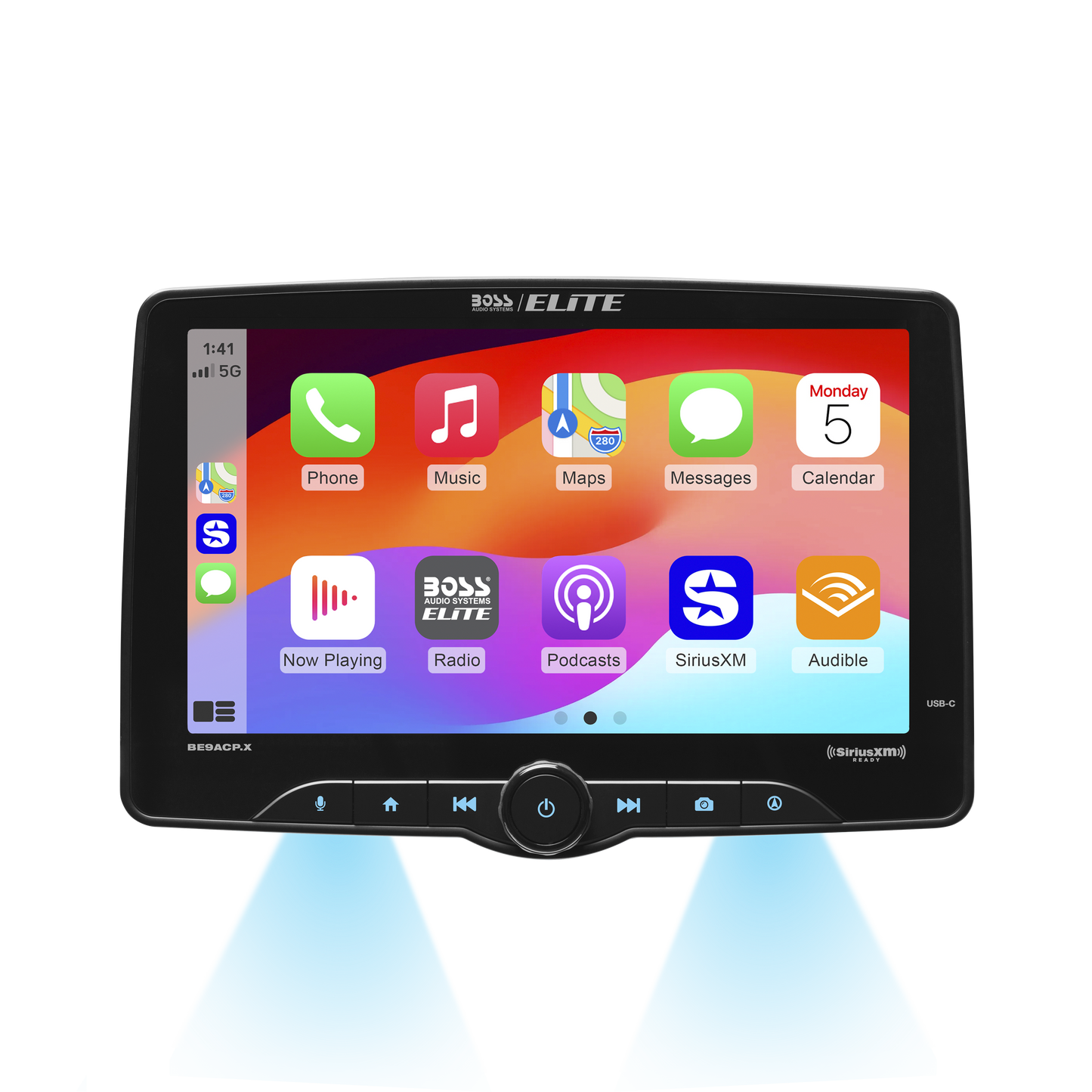 Automotive Elite 9-inch Capacitive Touchscreen Apple CarPlay Android Auto Receiver