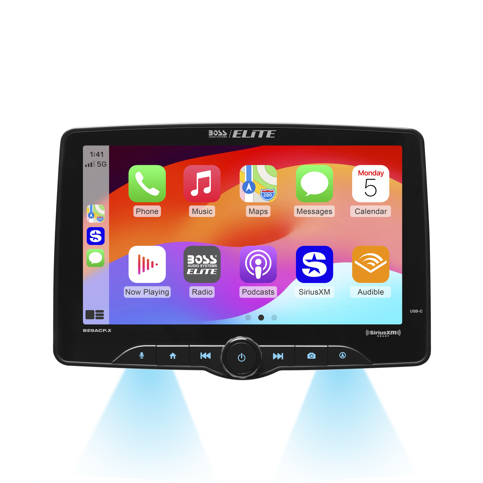 Automotive Elite 9-inch Capacitive Touchscreen Apple CarPlay Android Auto Receiver