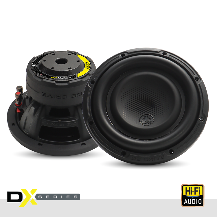 DB Drive DX-W8D4 : DX 8 in. Dual 4-Ohm Subwoofer