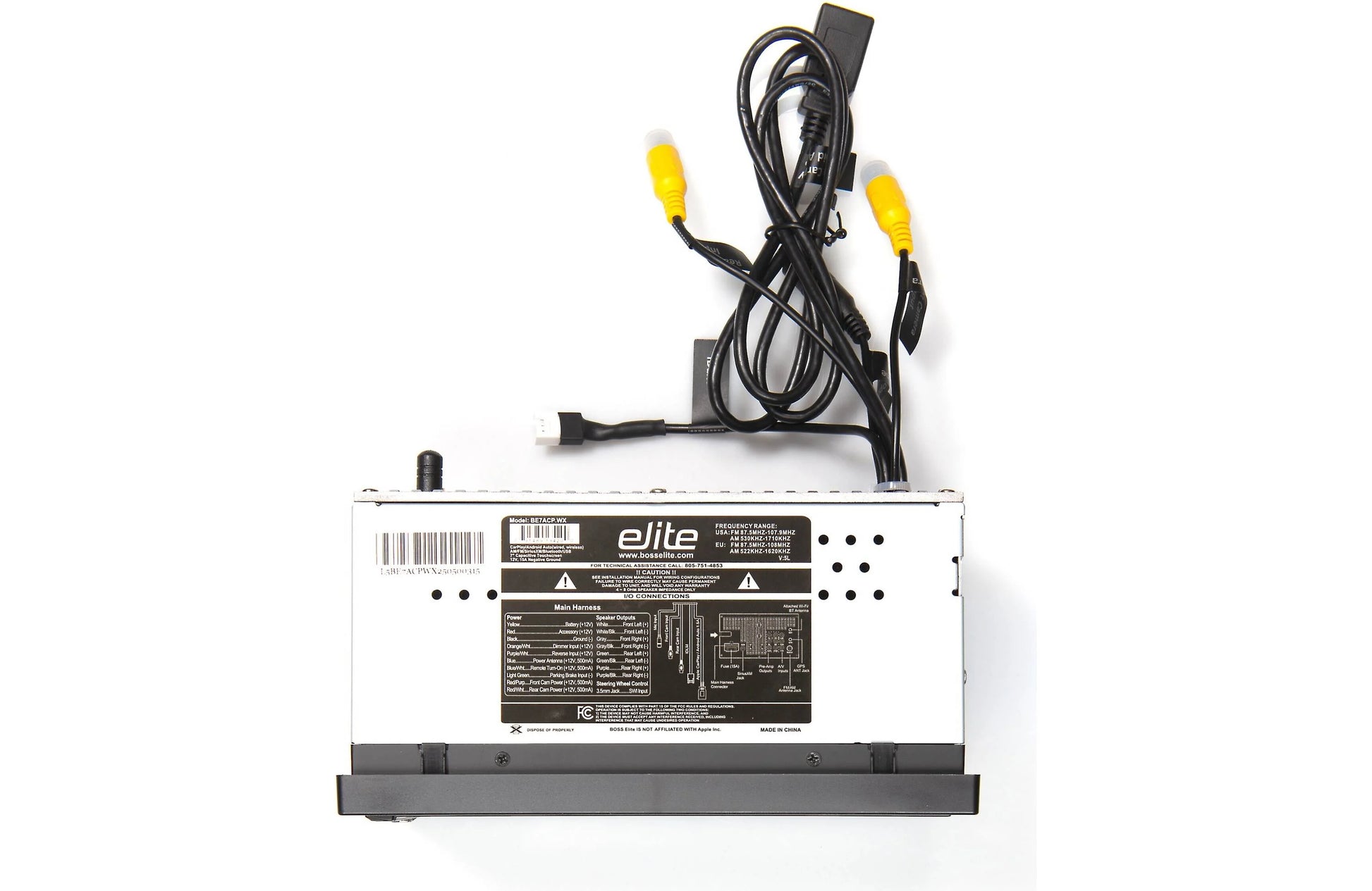 Power supply unit with cables