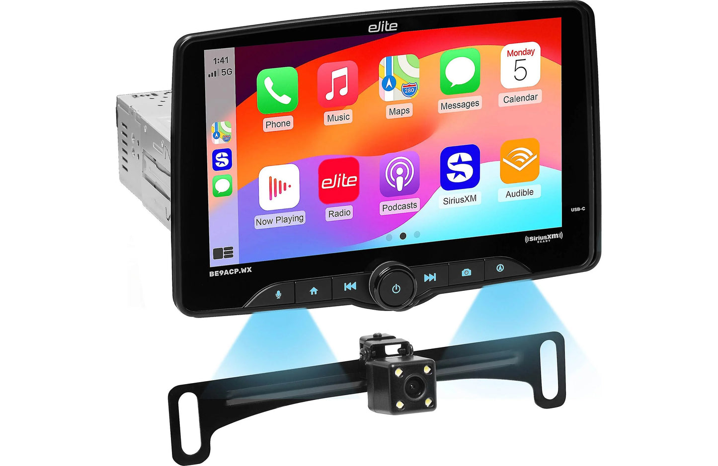 BOSS Elite BE9ACP.WXC 9-Inch Wireless Apple CarPlay Android Auto In-Dash Car Stereo Receiver