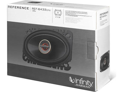 Infinity Reference REF-6432cfx Reference Series 4"x6" 2-way car speakers (Without Grills)