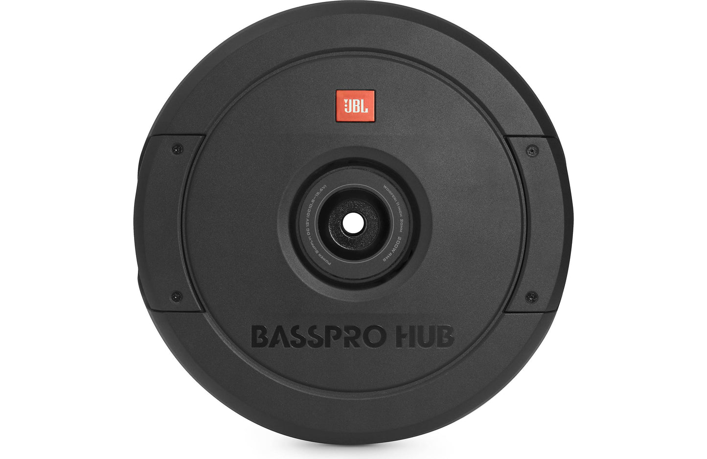 JBL BassPro Hub 11 inch Powered Subwoofer Mounts to Hub of Spare Tire
