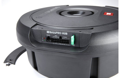 JBL BassPro Hub 11 inch Powered Subwoofer Mounts to Hub of Spare Tire