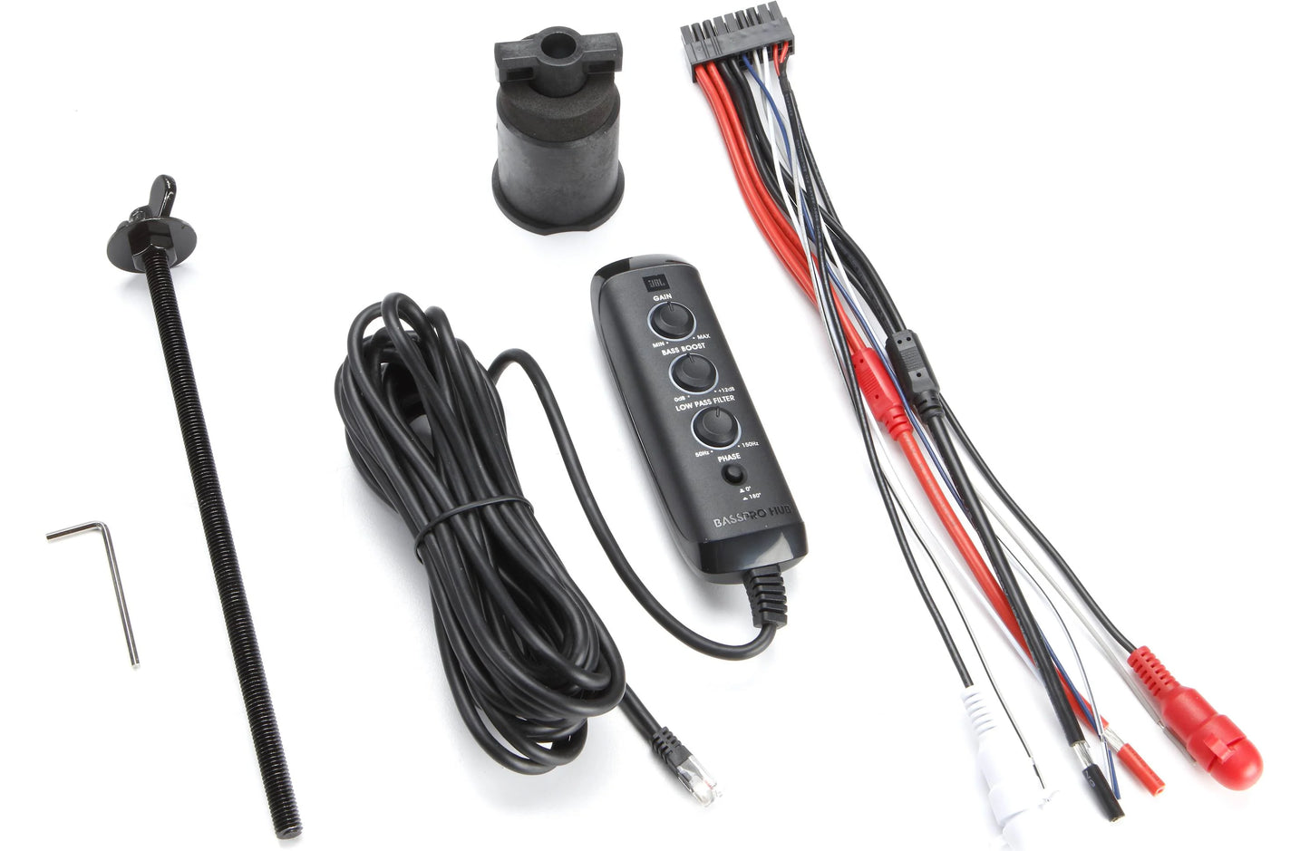 JBL BassPro Hub 11 inch Powered Subwoofer Mounts to Hub of Spare Tire