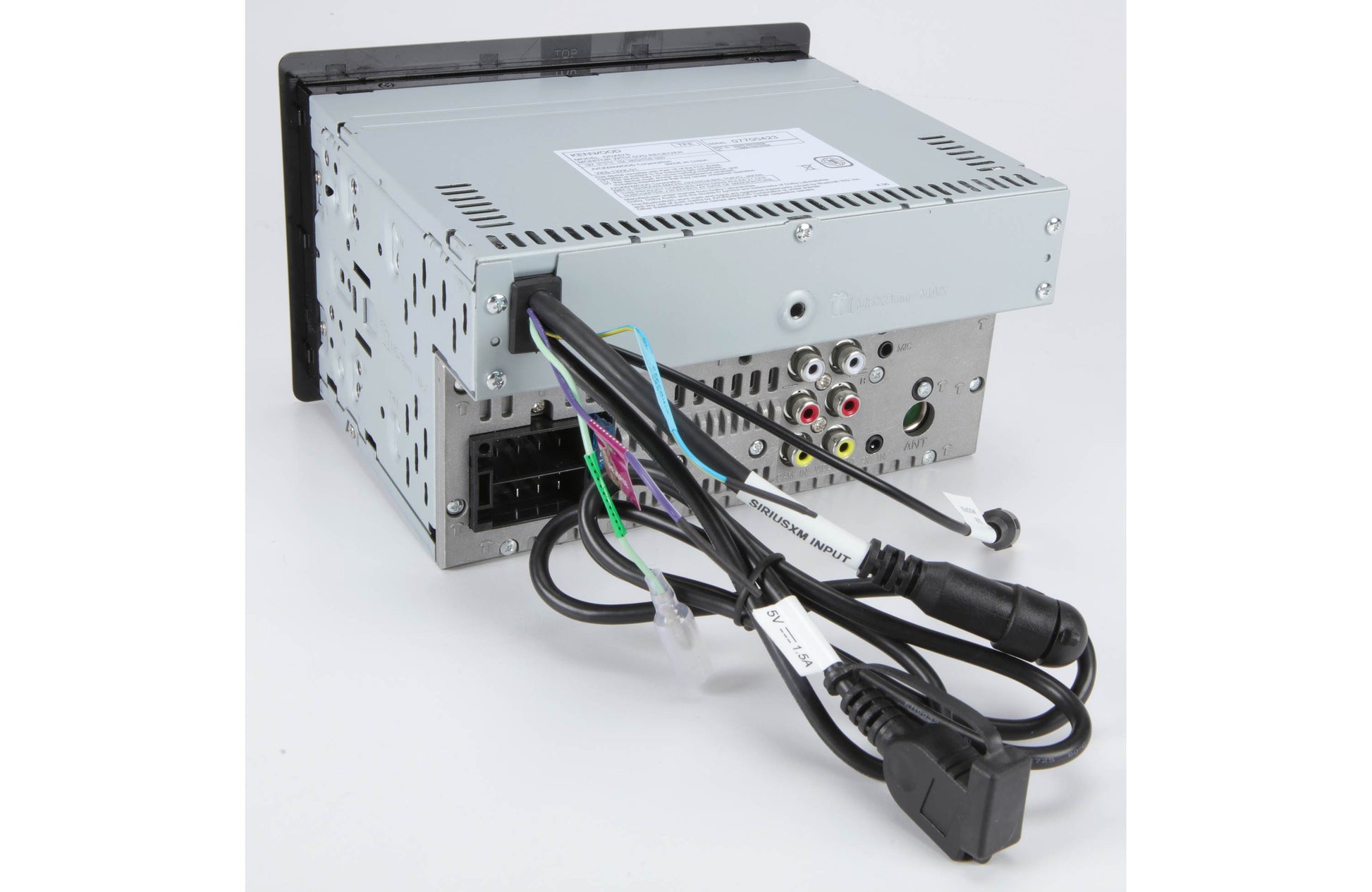 Back of a electronic device with wiring