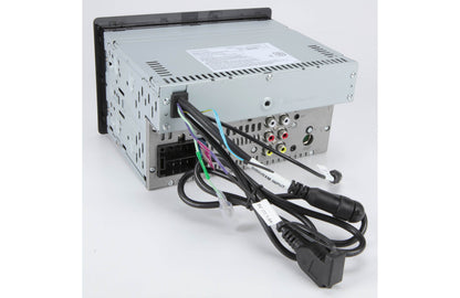 Back of a electronic device with wiring