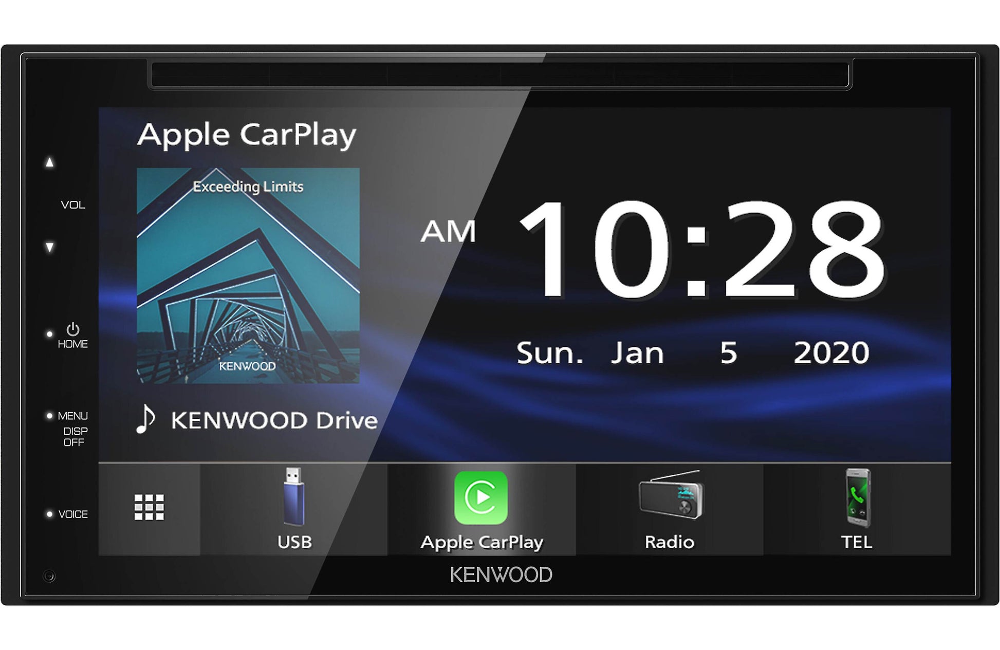 Car stereo system with Apple CarPlay interface