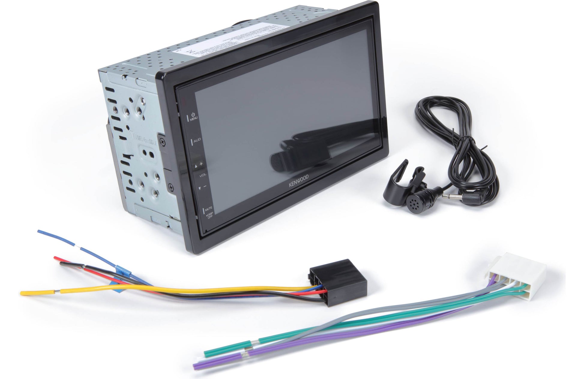 Car stereo system with wiring and cable