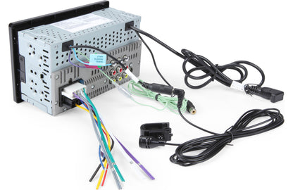 Car stereo system with wiring and components