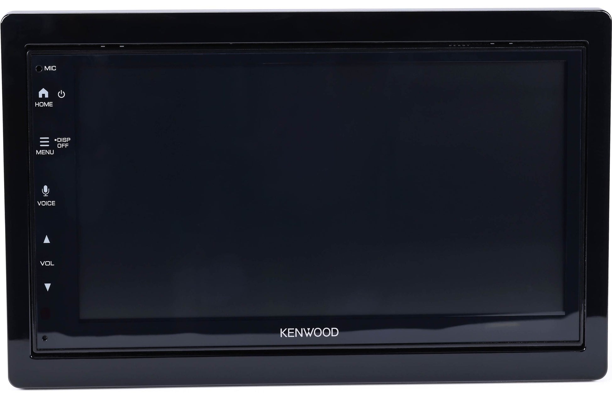 Black digital display with control buttons on a kitchen appliance.