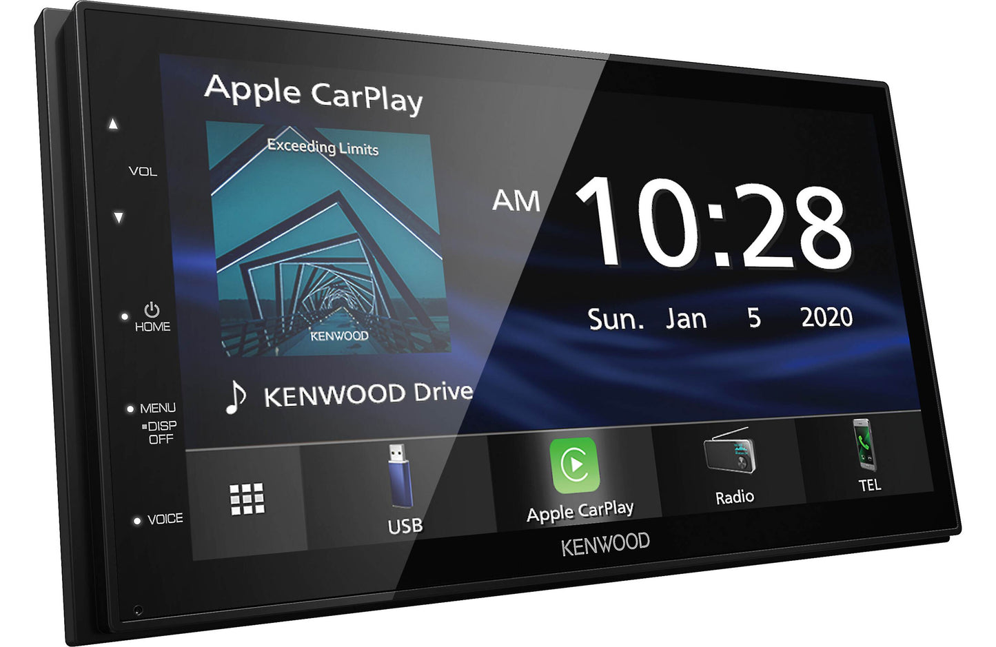 Car stereo system with Apple CarPlay interface