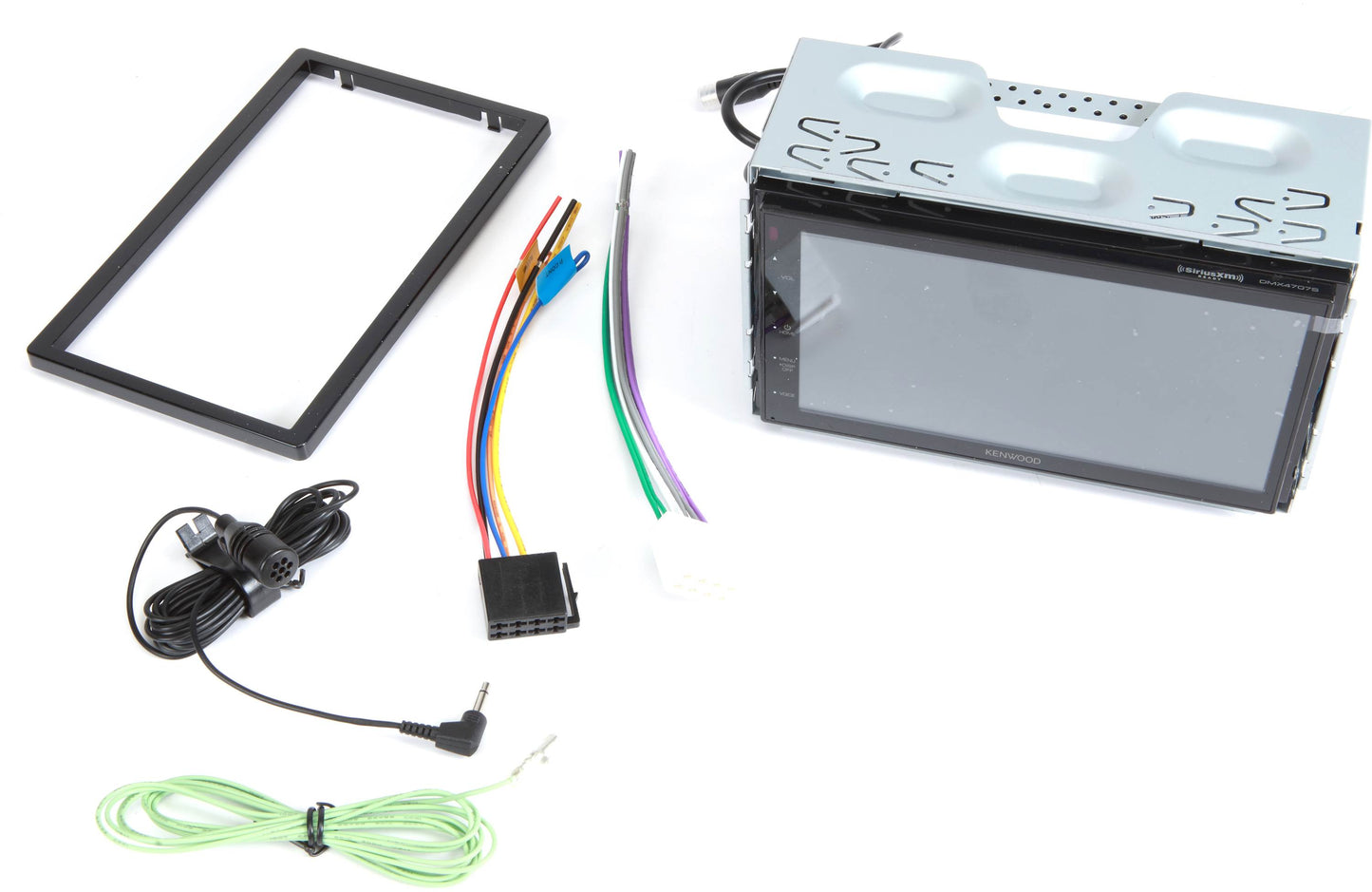 Car stereo installation kit with components