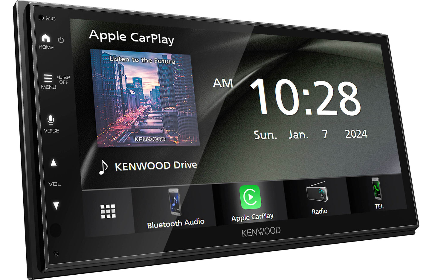 Car stereo system with Apple CarPlay interface