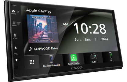 Car stereo system with Apple CarPlay interface