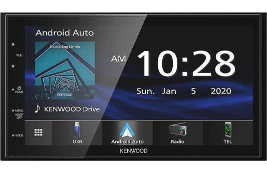 A Kenwood DMX47S digital multimedia receiver featuring