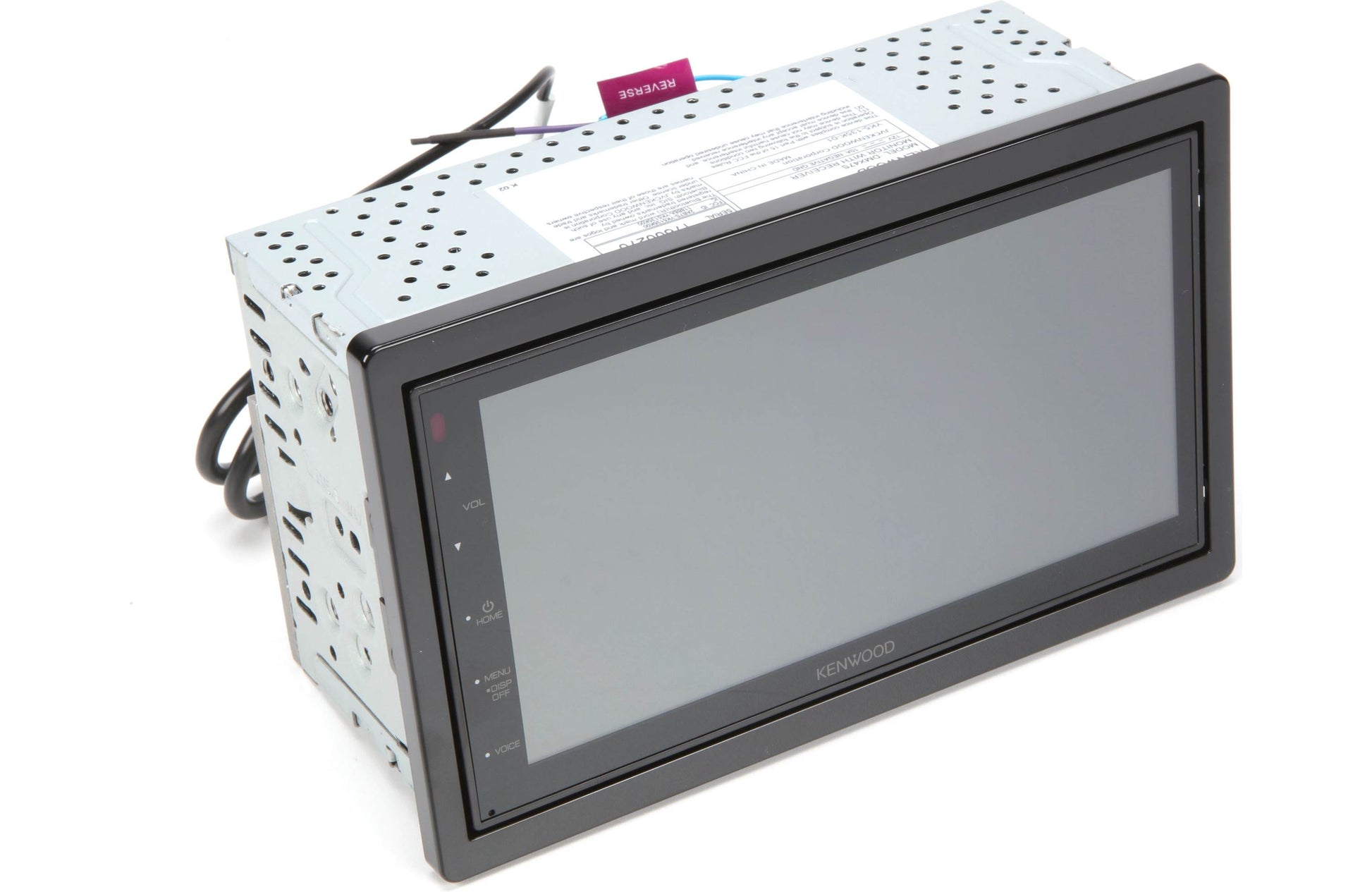 Electronic device with a screen and various components
