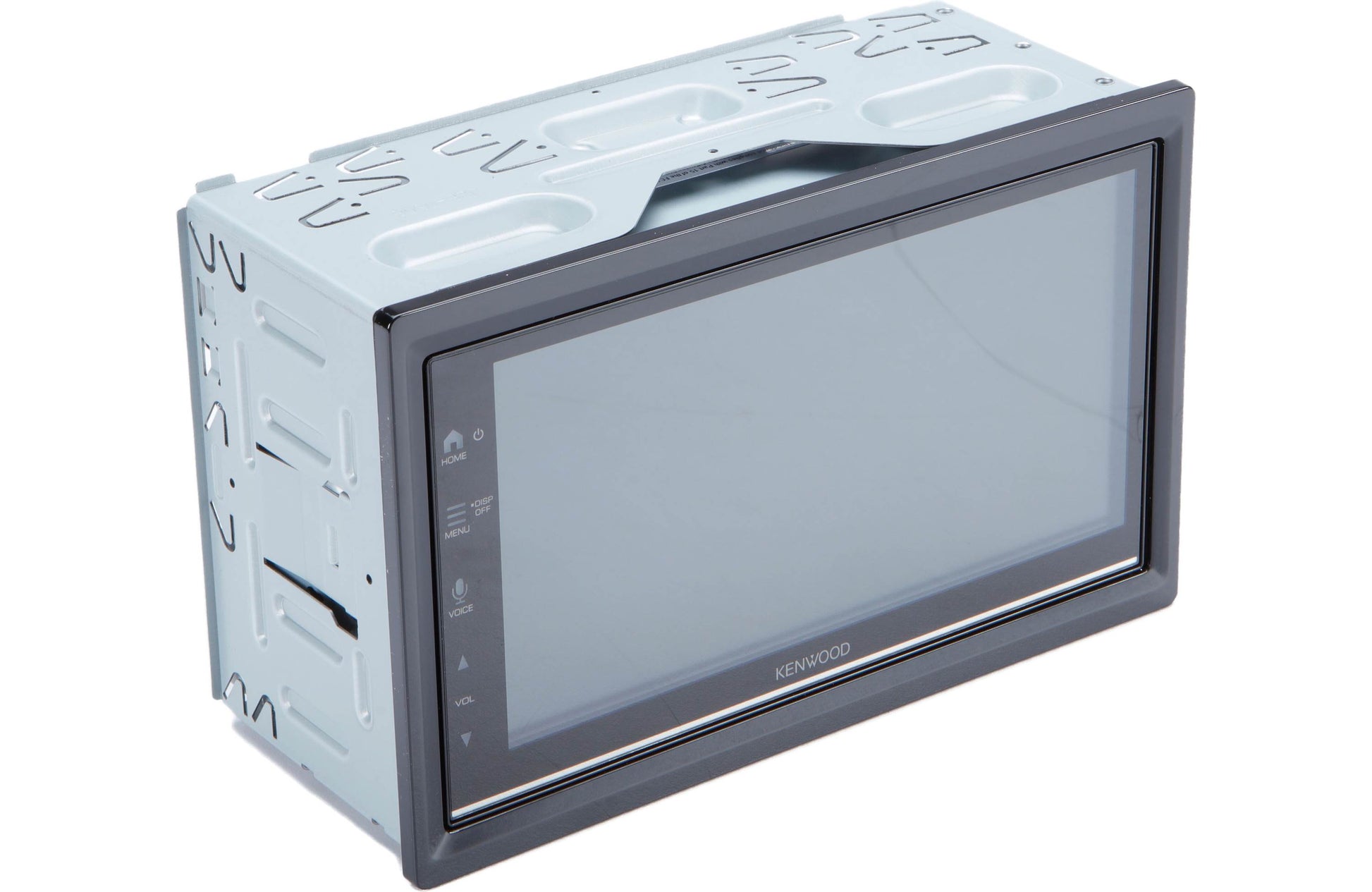 Electronic device with a screen and buttons