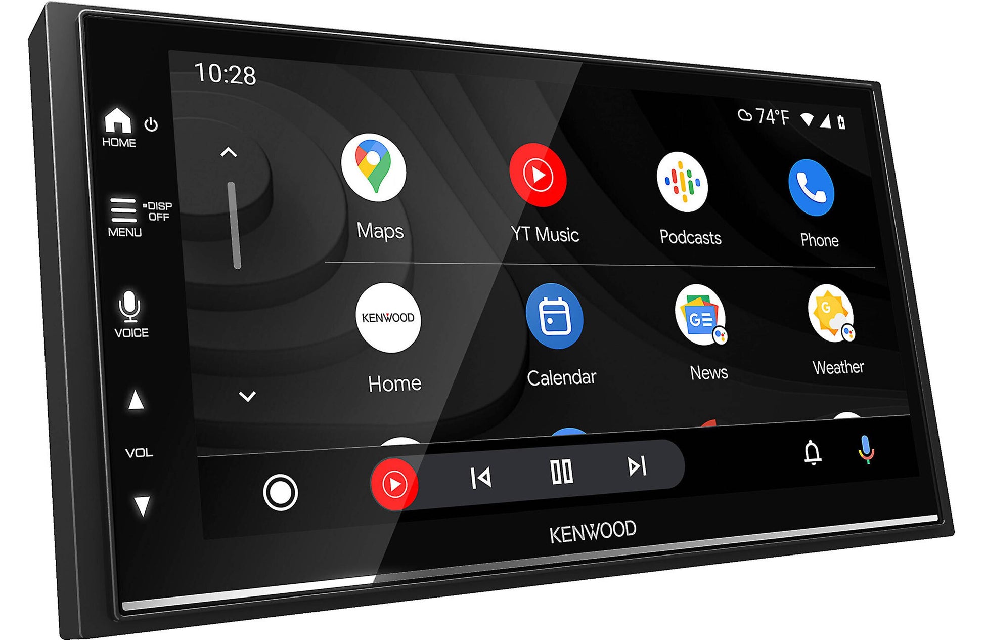 Kenwood car multimedia display