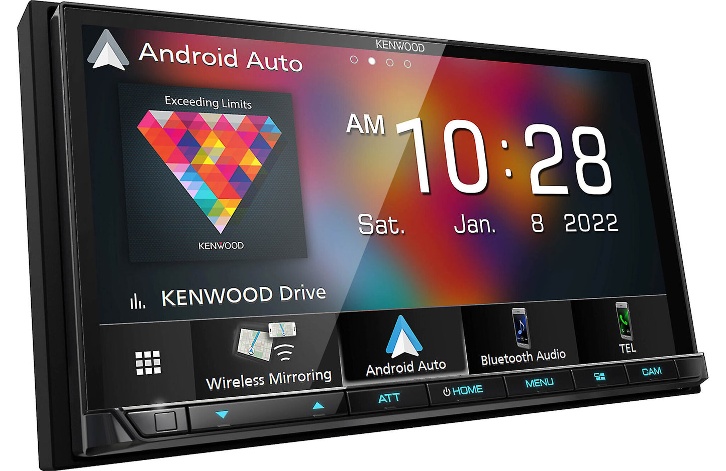 Car stereo system with touchscreen 