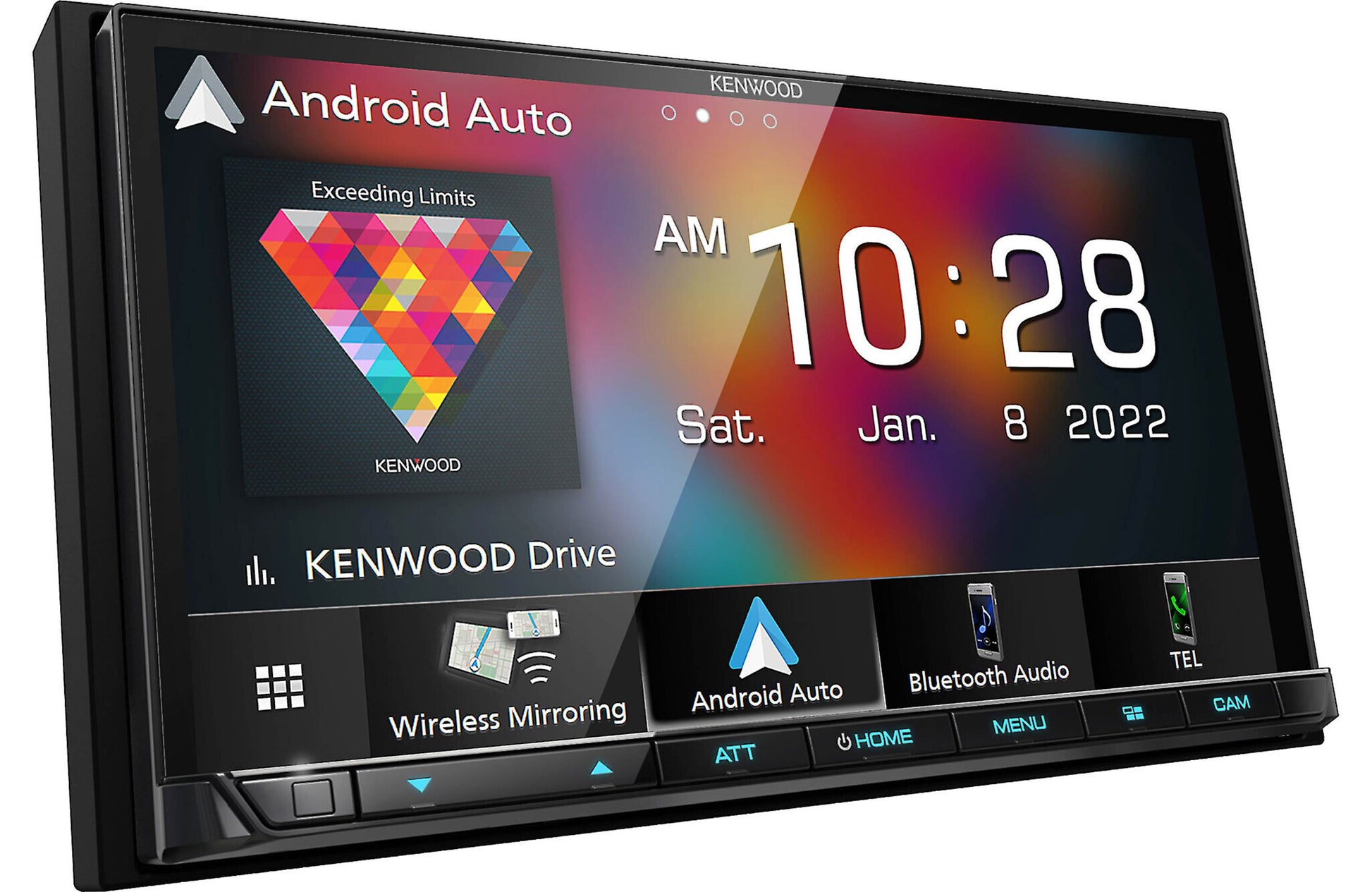 Car stereo system with touchscreen 