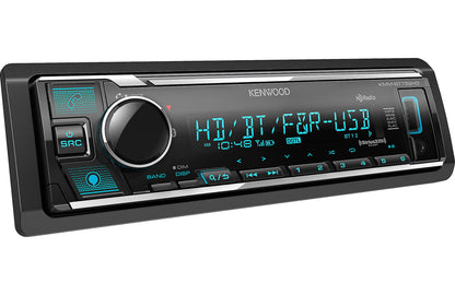 Kenwood KMM-BT732HD Bluetooth HD radio Ft & Rear USB DIN Media Receiver (No CD)