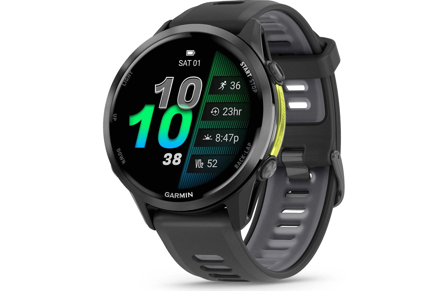 Garmin Forerunner 970 GPS running watch (Black with Black band)