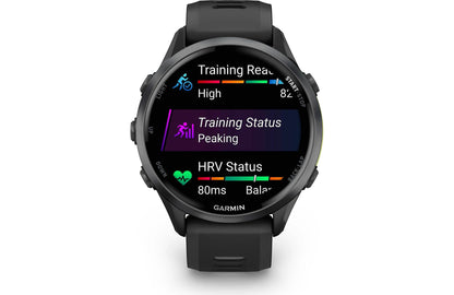 Garmin Forerunner 970 GPS running watch (Black with Black band)