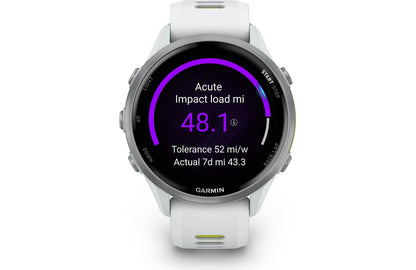 Garmin Forerunner 970 GPS running watch (Whitestone with Whitestone band)