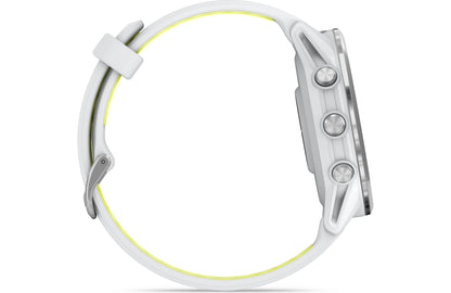 Garmin Forerunner 970 GPS running watch (Whitestone with Whitestone band)