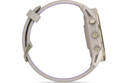 Garmin Forerunner 970 GPS running watch (Soft Gold with French Gray band)