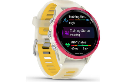 Garmin Forerunner 570 GPS running watch (42 mm - Rasberry with Bone/Mango band)