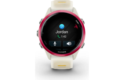 Garmin Forerunner 570 GPS running watch (42 mm - Rasberry with Bone/Mango band)