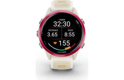 Garmin Forerunner 570 GPS running watch (42 mm - Rasberry with Bone/Mango band)