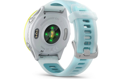 Garmin Forerunner 570 GPS running watch (47 mm - Amp Yellow with Whitestone band)