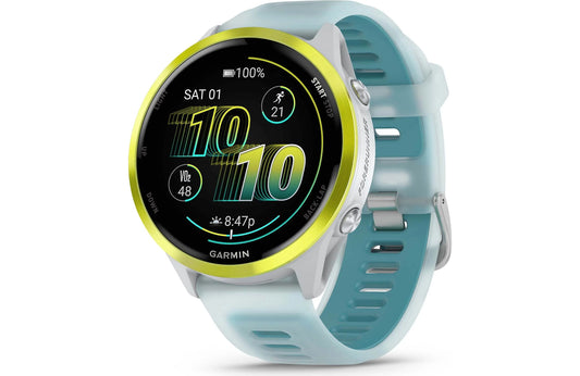 Garmin Forerunner 570 GPS running watch (47 mm - Amp Yellow with Whitestone band)