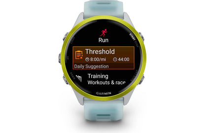 Garmin Forerunner 570 GPS running watch (47 mm - Amp Yellow with Whitestone band)