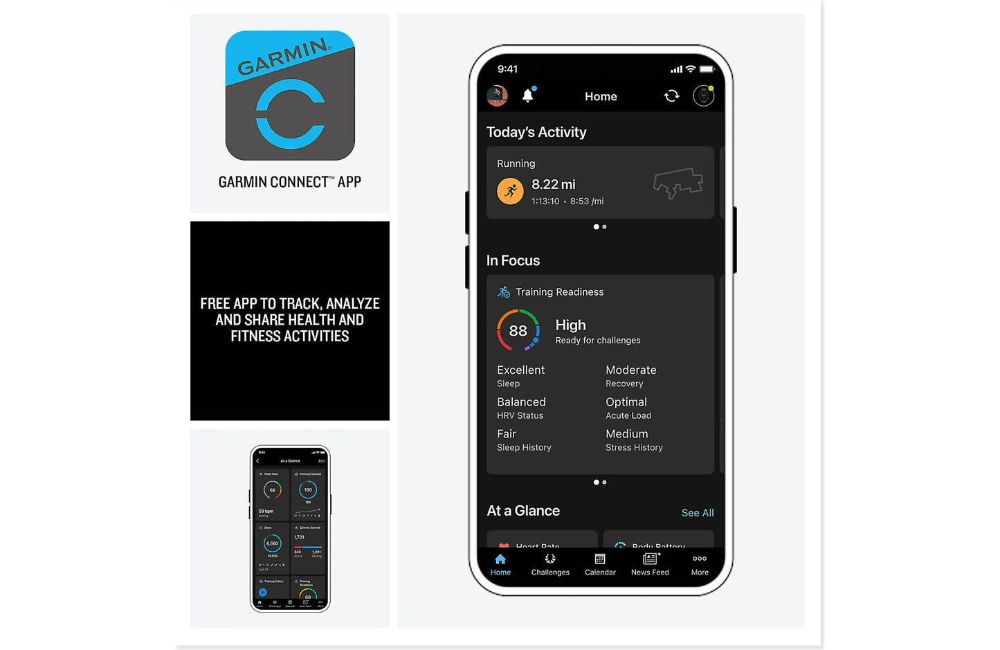 Garmin Forerunner 570 GPS running watch (47 mm - Indigo with Imperial Purple band)