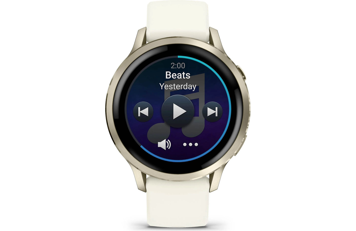 Garmin Venu 4 GPS Smartwatch 41 mm (Lunar gold with bone silicone band)