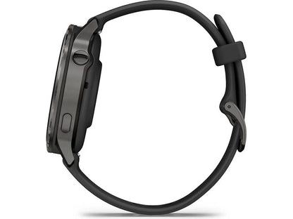Garmin Venu 4 GPS Smartwatch 41 mm (Slate with black silicone band)