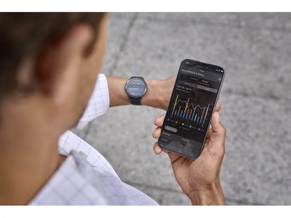 Garmin Venu 4 GPS Smartwatch 41 mm (Slate with black silicone band)