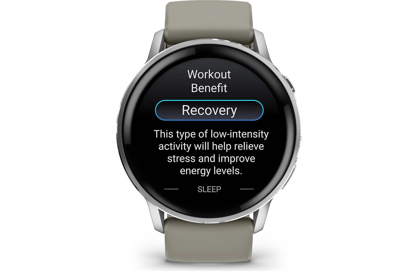 Garmin Venu 4 GPS smartwatch 45 mm (Silver with silver gray silicone band)